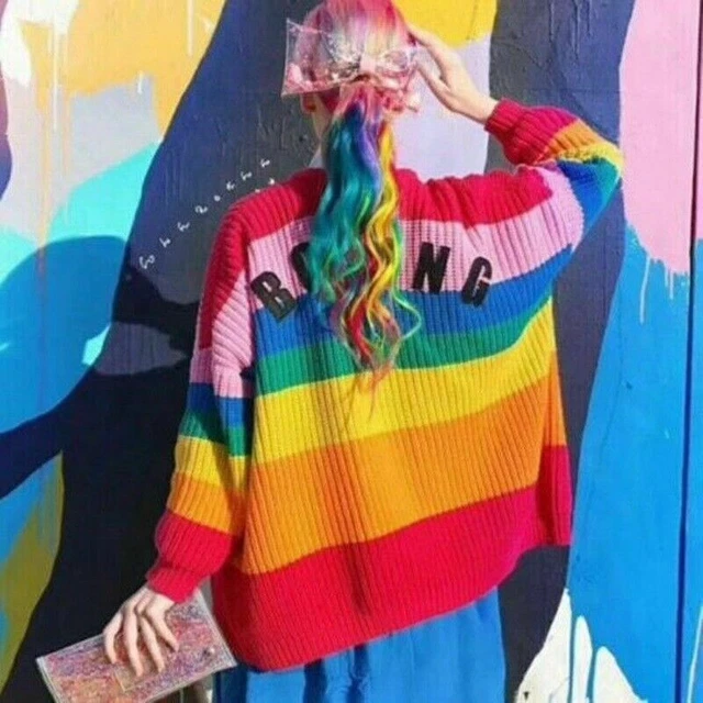Lazy oaf burger stripe cardigan clearance