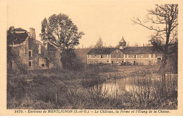 95 - ENVIRONS DE MONTLIGNON - SAN30189 - Le Château - La ferme - L'Etang de la