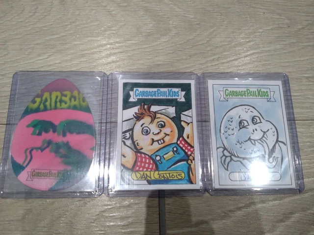 Garbage Pail Kids 3 Artist Signed Sketch Cards