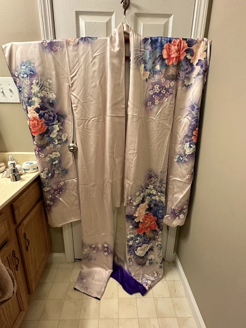 authentic japanese vintage kimono made in Japan