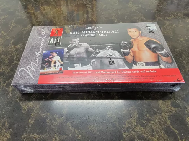 1-2011 Leaf Muhammad Ali Trading Cards Sealed Box Event/Fight Worn / Trump Auto