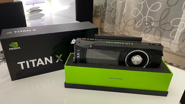 NVIDIA GEFORCE GTX Titan X Pascal 12 Go CUDA PCIE GPU Carte