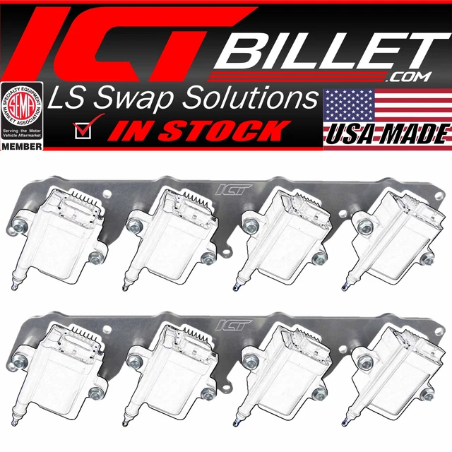 LS BILLET COIL Brackets Compatible with Holley EFI Coil Packs LS1 60.