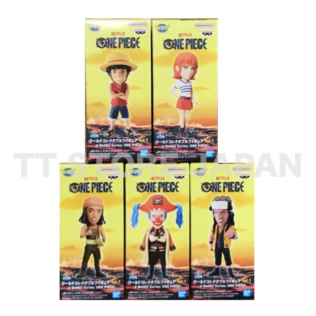 One Piece World Collectable Figure A Netflix Series Vol.1 Set BANPRESTO WCF