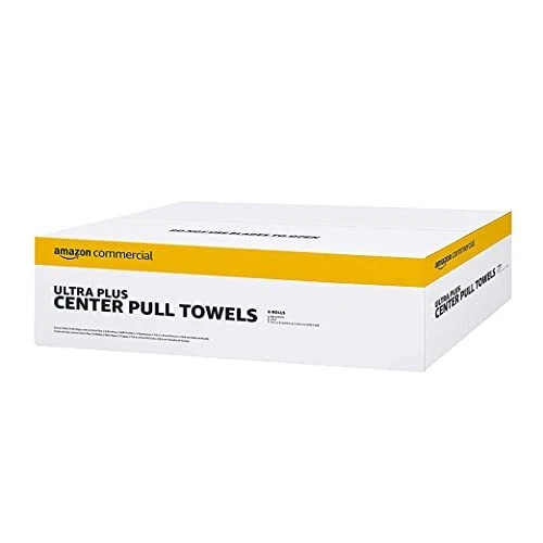 AmazonCommercial 2-Ply White Centerpull Centerfeed Paper Hand Towels416969|Bu...