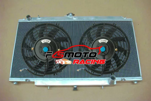 Radiateur +FAN /Ventilateur Pour Nissan Patrol Y61 GU 4.5L TB45E Petrol MT 1997-