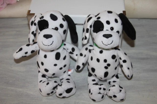 Doudou peluche chien dalmatien collier rouge DISNEY NICOTOY - 35864