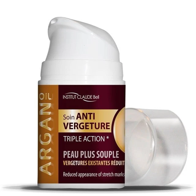 Argan Oil Triple-Action Anti-Vergetures à l'Huile d'Argan Renforce l'Elasticité