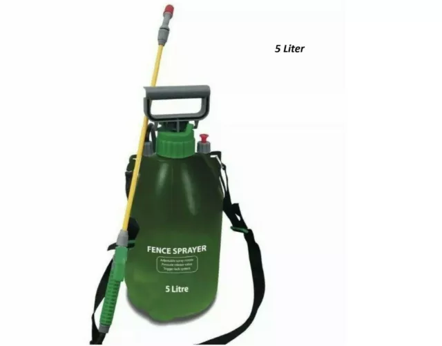 Pistola spruzzatore pompa a pressione 5 L Kingfisher/tiratore capannone e recinzione giardino vernice legno