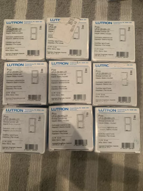 Lutron Kit UPJ2-2B-WH-L01 Pico With Wall Mount Bracket Price Per Device