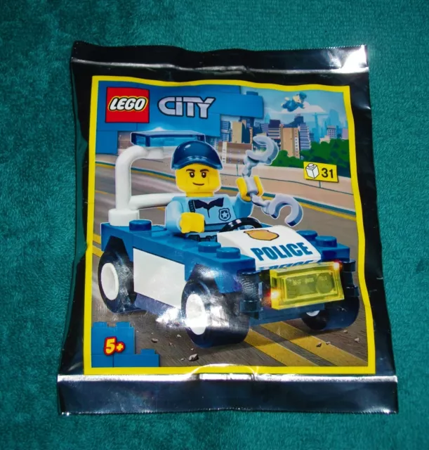 LEGO CITY: Justin Justice and Police Car Polybag Set 952201 BNSIP