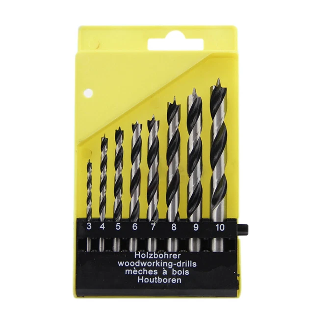 8pc Pro Round Shank Wood Work Drill Bit Hole Saw Cutter Tool Set Kit Hot