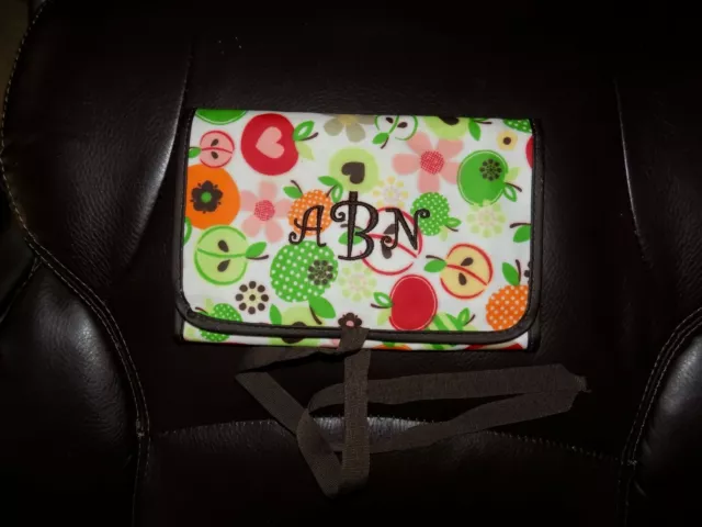 Thirty-One Fold n go Organizer Apple Blossoms Retired Print W/Notepad Thirty-One Fold n go Organizer Apple Blossoms Retired Print W/Notepad