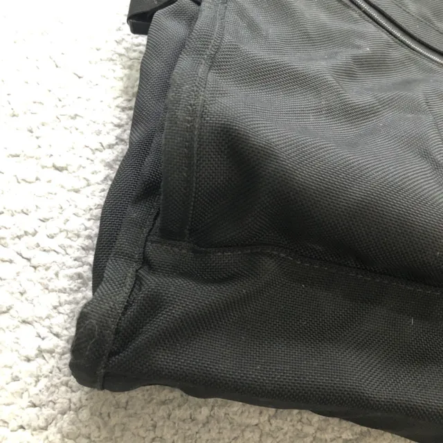 Tumi Leather Garment Bag Bifold Travel Black Ballistic Nylon Carry On 3