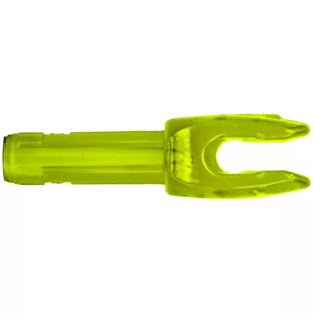 Easton 4mm MicroLite Nocks Lemon Lime 12 pk.