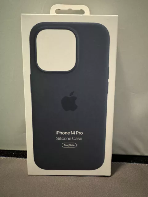 Apple Silicone Case with MagSafe for iPhone 14 Pro - Storm Blue