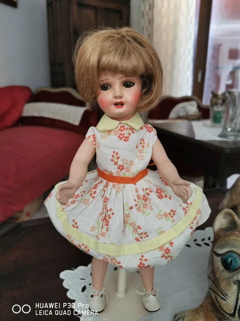 poupée ancienne Mignonette~~30cm " SFBJ . Paris N°2"  et son trousseau