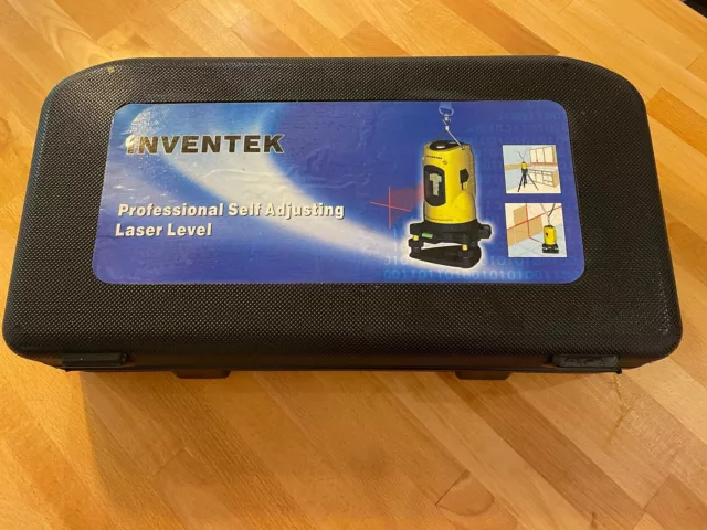 New Inventek Self-Adjusting Laser Level With Case Model 517174