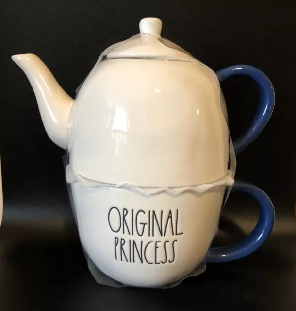 Rae Dunn Snow White ORIGINAL PRINCESS Teapot Misprint Error Missing Snow White