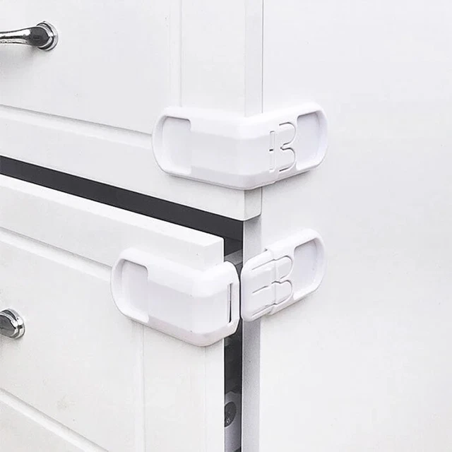 Serratura di sicurezza bambini 90 gradi armadio armadio porta cassetto serrature frigorifero bambino U