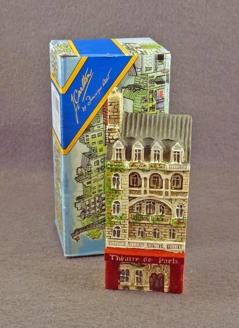 New J Carlton Gault French Miniature Theater Paris Art Deco Building Figurine
