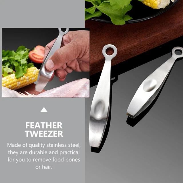 HAIR PLIERS REMOVAL Tool Stainless Steel Fishbone Clip Firm Grip