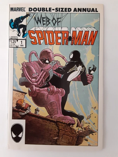 WEB OF SPIDER-MAN DOUBLE SIZED ANNUAL Vol. 1, Number 1 (Marvel 1985) VERY NICE!!