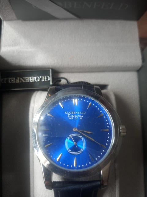 GLOBENFELD JETMASTER 587 quartz chronograph new in box 45.00