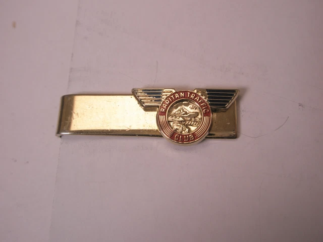 Pince à Cravate (tie Clip) Vintage En Or De Tolède Avec Cabochon, Ancien Bijou - Modèle M150