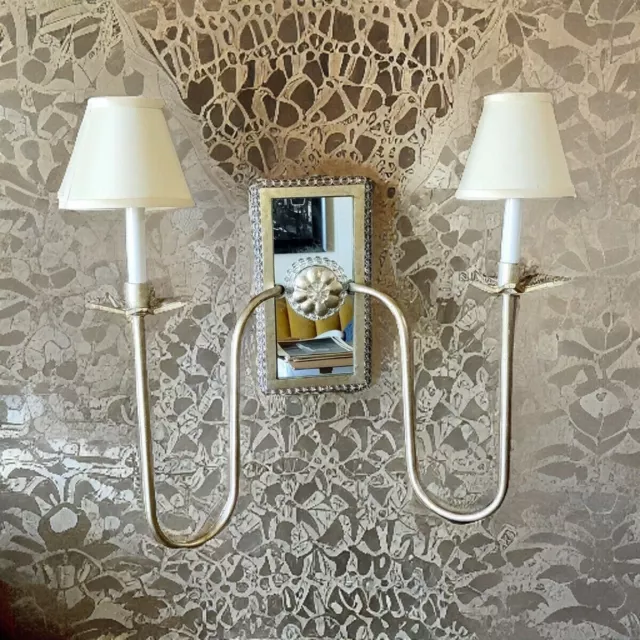 Bruce Eicher Lighting Mirrored Wall Sconce 24x24x10 Wynn Hotel Las Vegas 3