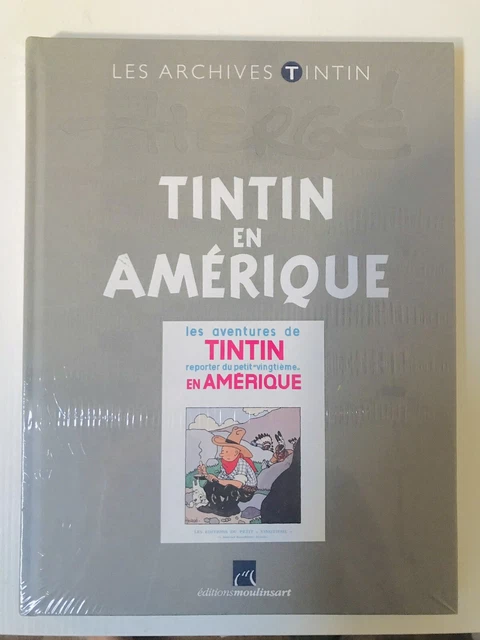 BD Les Archives Tintin en Amérique Noir et Blanc Casterman