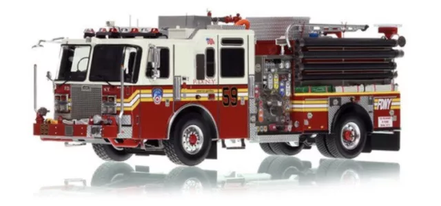 Fire Replicas 1/50 Scale FDNY KME Engine 59 Manhattan Truck.