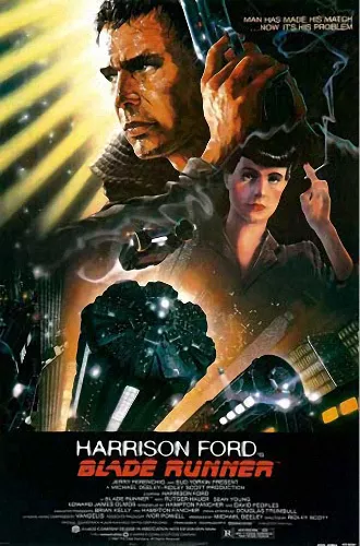 Blade Runner - Large Fridge Magnet  -  Harrison Ford Classic!