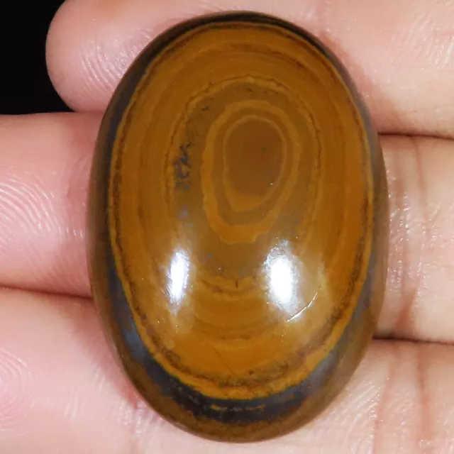 86.75 Cts Natural Iron Tiger Eye Cabochon Loose Gemstone, Tiger Eye For Jewelry