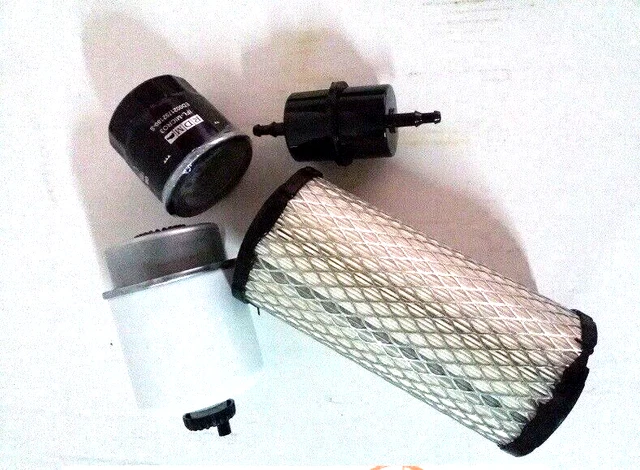 Kit Filtro Gasolio Lombardini 3 Vie Con Tubi - Per Motori 15LD225, 315, 350, 400 - Prai
