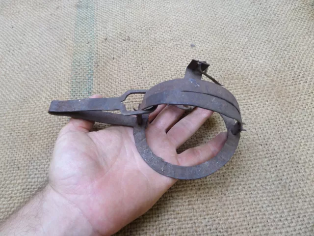 Mini Vintage Small Wrought Iron Mouse Mice Rat Trap Blacksmith Hand Forged