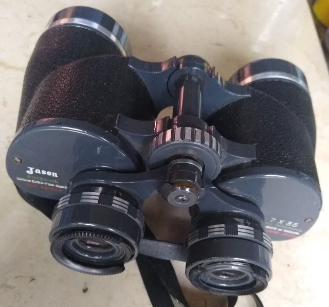 JASON STATESMAN DELUXE EXTRAFINE 7x35 4201000 BINOCULARS *BROKE