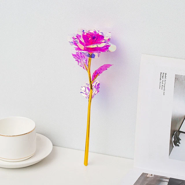 1 PC Colorful Luminous Rose Artificial LED Light Flower Unique Gifts For Girls