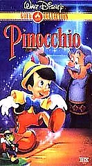 Pinocchio (VHS, 1940, 1999, Clam Shell, 60th Anniversary Edition) Walt Disney