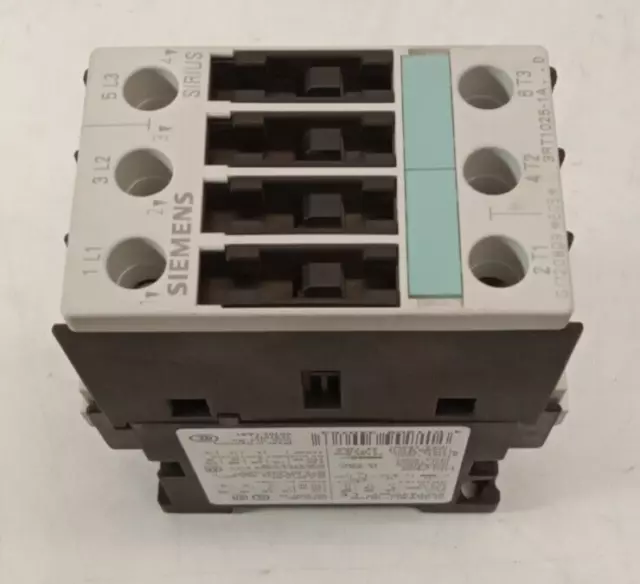 Siemens 3RT1025-1AK60 Contactor 110/120V 50/60Hz