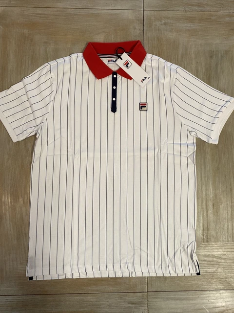 Polo da uomo Fila XXL, 2XL BB1 polo CTRL £45 fila polo vintage bianca anni 80