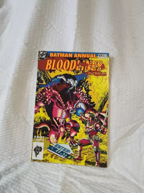Batman Annual: Bloodlines Outbreak Ballistic DC Comics 17 1993 Moench - Barreto