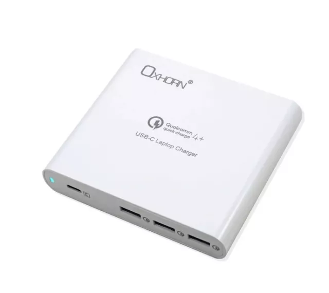 Oxhorn USB-C Quick Charge 3.0 Laptop Notebook Charger - Fast Charging 40W Pow...