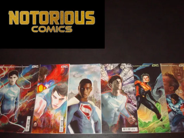Adventures of Superman Jon Kent 1-6 Complete Variant Set Comic Lot Taylor DC