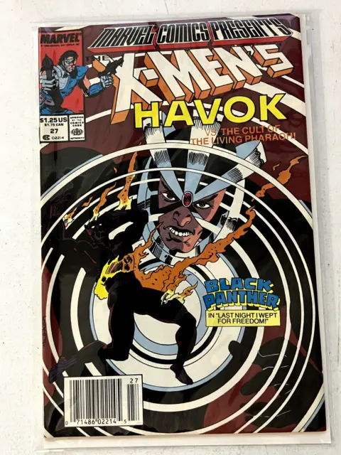 Marvel Comics Presents X-Men's Havok #27 Black Panther Newsstand 1989 | Combined