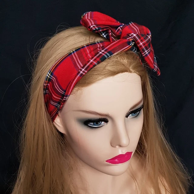 Black Skulls Crossbones Headband Hairband Bandana Hair Tie Band Pirate Costume E - Foto 6