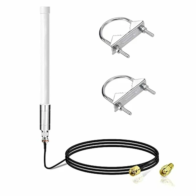 BINGFU LORA ANTENNA 868mhz Fiberglass 3dBi Lorawan Antenna with 1 Meter ...