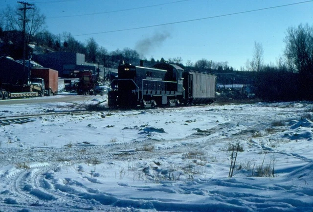 Chicago Madison & Northern  CMNR S6 1202, Mineral Pt.  Original Kodak Slide 1981