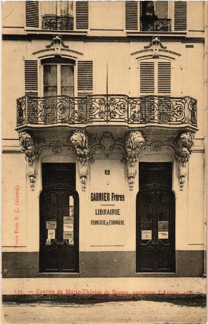 CPA AK PARIS 7e rue des Saints-Peres. Stables by Marie-Theresie Savoie (535011)