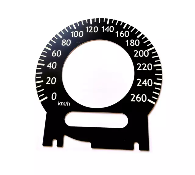 Tachometer Zifferblätter für Mercedes W 219 211 209 CLS SLK CLK   MPH=km/h